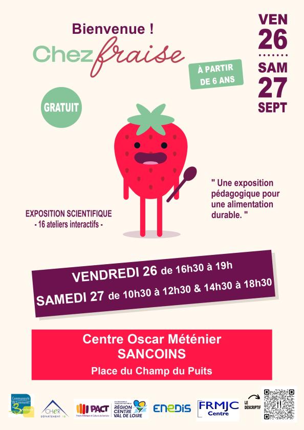 sortie à SANCOINS, Cher. CHEZ FRAISE Sortir à SANCOINS(Cher). SANCOINS.