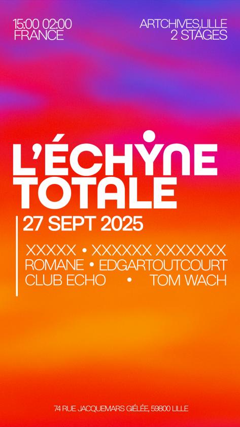 sortie à LILLE, Nord. L'ÉCHYNE TOTALE Sortir à LILLE(Nord). LILLE.