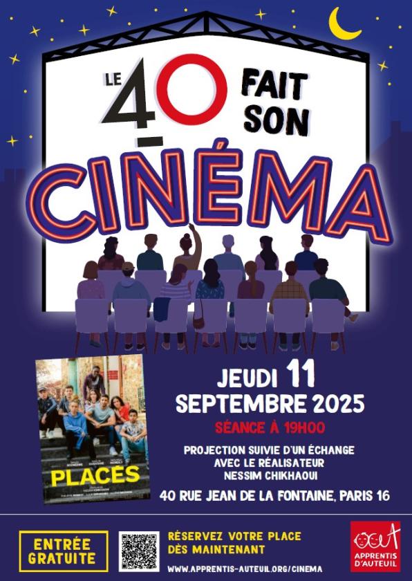 sortie à PARIS, Paris. LE 40 FAIT SON CINÉMA ! Sortir à PARIS(Paris). PARIS.