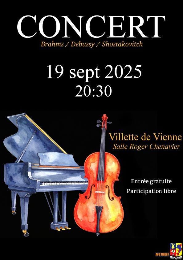 sortie à VILLETTE DE VIENNE, Isère. CONCERT TREMPLIN DE MUSIQUE CLASSIQUE – JEUNES ART Sortir à VILLETTE DE VIENNE(Isère). VILLETTE DE VIENNE.