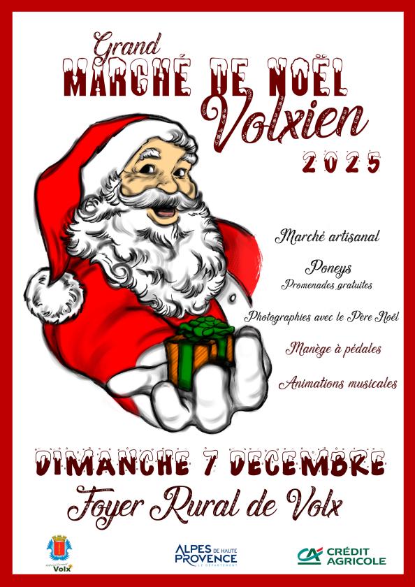 sortie à VOLX, Alpes de Hte Provence. GRAND MARCHÉ DE NOËL VOLXIEN Sortir à VOLX(Alpes de Hte Provence). VOLX.