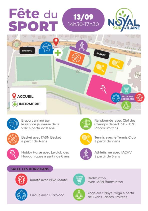 sortie à NOYAL SUR VILAINE, Ille et Vilaine. FÊTE DU SPORT 2025 Sortir à NOYAL SUR VILAINE(Ille et Vilaine). NOYAL SUR VILAINE.