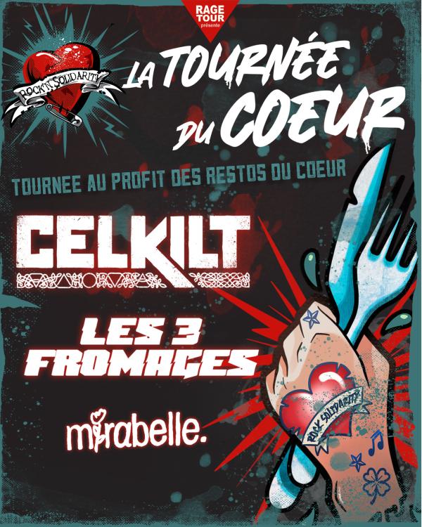 sortie à TERVILLE, Moselle. LA TOURNEE DU COEUR - CELKILT, LES 3 FROMAGES, MIR Sortir à TERVILLE(Moselle). TERVILLE.
