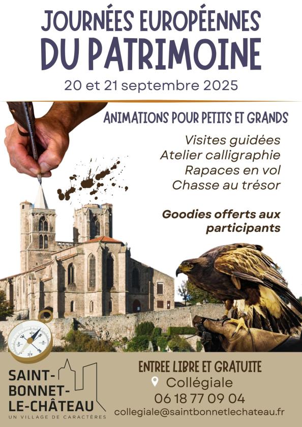 sortie à ST BONNET LE CHATEAU, Loire. JOURNÉES EUROPÉENNES DU PATRIMOINE Sortir à ST BONNET LE CHATEAU(Loire). ST BONNET LE CHATEAU.