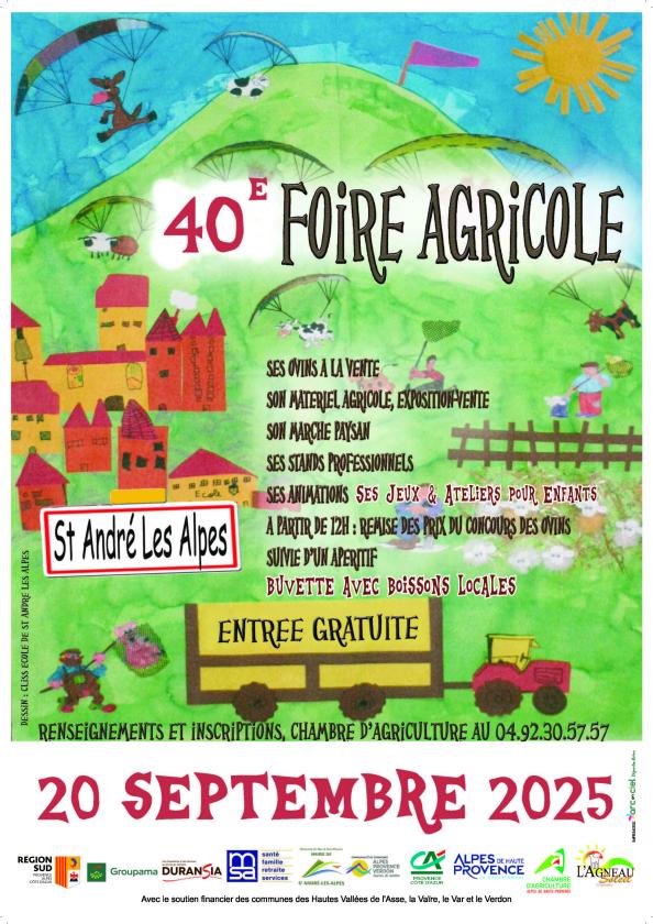 sortie à ST ANDRE LES ALPES, Alpes de Hte Provence. FOIRE AGRICOLE DE SAINT ANDRÉ LES ALPES Sortir à ST ANDRE LES ALPES(Alpes de Hte Provence). ST ANDRE LES ALPES.