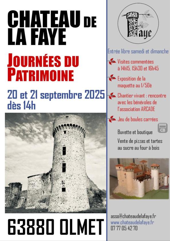 sortie à OLMET, Puy de Dôme. JOURNÉES EUROPÉENNES DU PATRIMOINE Sortir à OLMET(Puy de Dôme). OLMET.