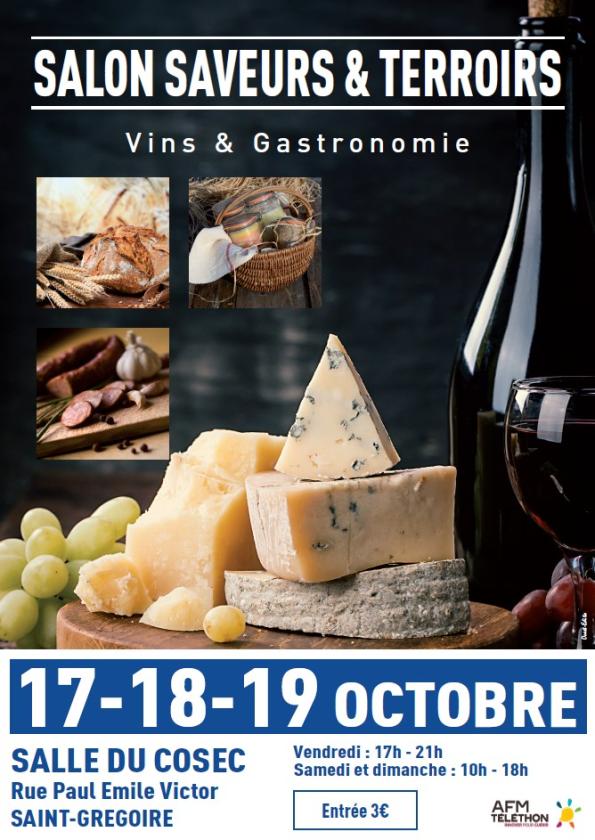 sortie à ST GREGOIRE, Ille et Vilaine. SALON SAVEURS ET TERROIRS Sortir à ST GREGOIRE(Ille et Vilaine). ST GREGOIRE.