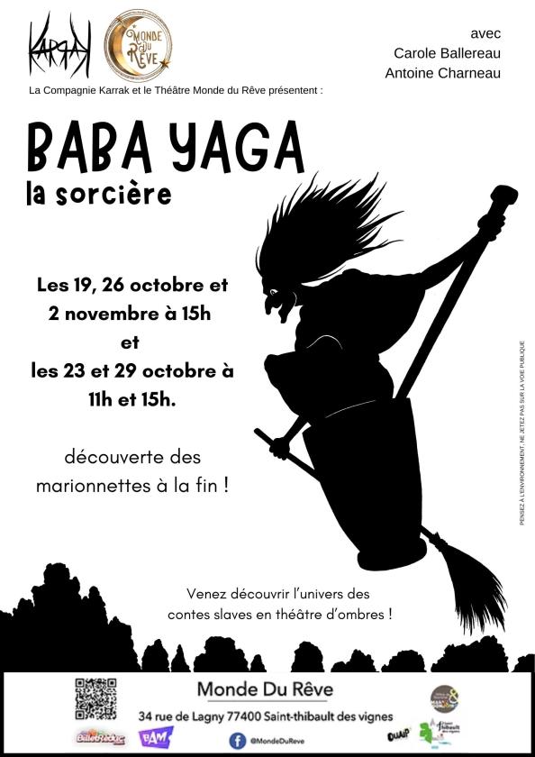 sortie à ST THIBAULT DES VIGNES, Seine et Marne. BABA YAGA LA SORCIÈRE Sortir à ST THIBAULT DES VIGNES(Seine et Marne). ST THIBAULT DES VIGNES.