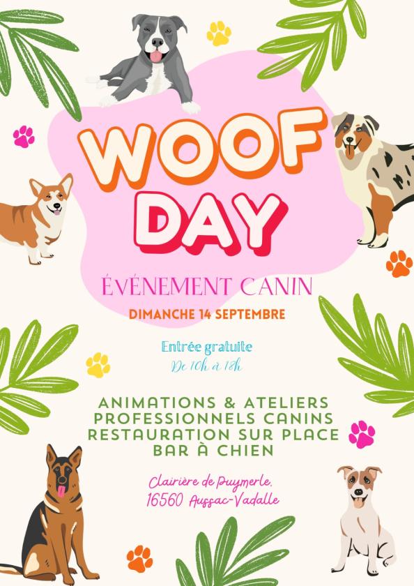sortie à AUSSAC VADALLE, Charente. WOOF DAY Sortir à AUSSAC VADALLE(Charente). AUSSAC VADALLE.