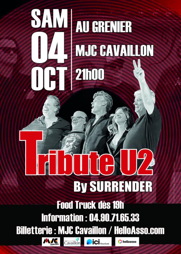 sortie à CAVAILLON, Vaucluse. TRIBUTE U2 BY SURRENDER Sortir à CAVAILLON(Vaucluse). CAVAILLON.