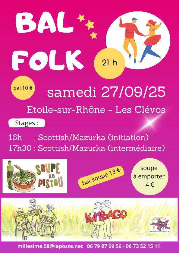 sortie à ETOILE SUR RHONE, Drôme. BAL FOLK ET STAGES DE DANSES Sortir à ETOILE SUR RHONE(Drôme). ETOILE SUR RHONE.