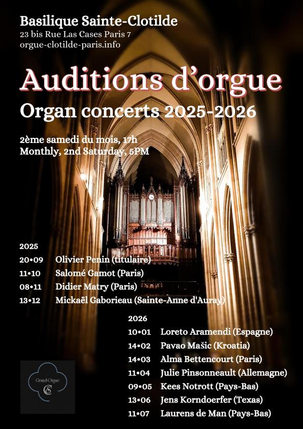 sortie à PARIS 07, Paris. AUDITION D'ORGUE Sortir à PARIS 07(Paris). PARIS 07.