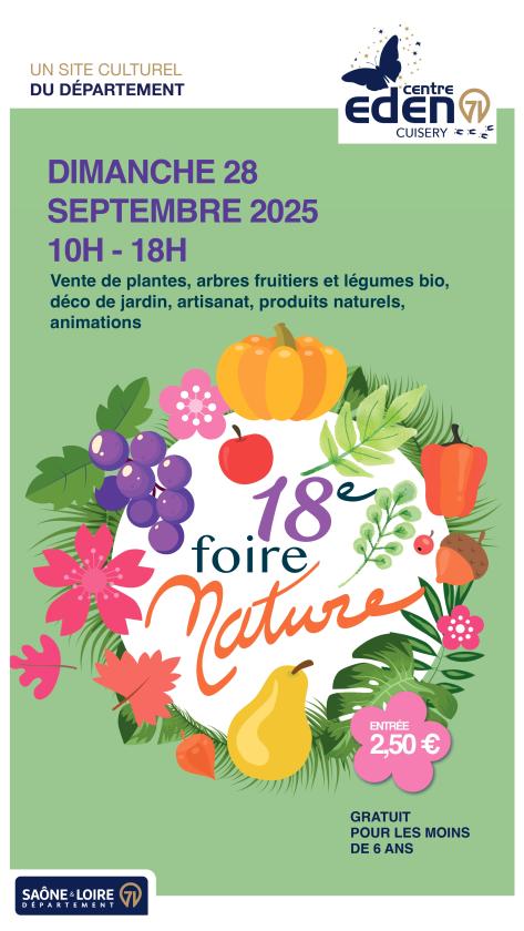 sortie à CUISERY, Saône et Loire. FOIRE NATURE Sortir à CUISERY(Saône et Loire). CUISERY.