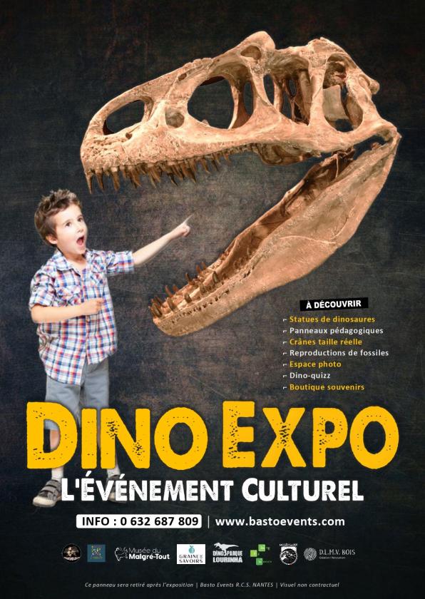 sortie à MACHECOUL, Loire Atlantique. DINO EXPO Sortir à MACHECOUL(Loire Atlantique). MACHECOUL.