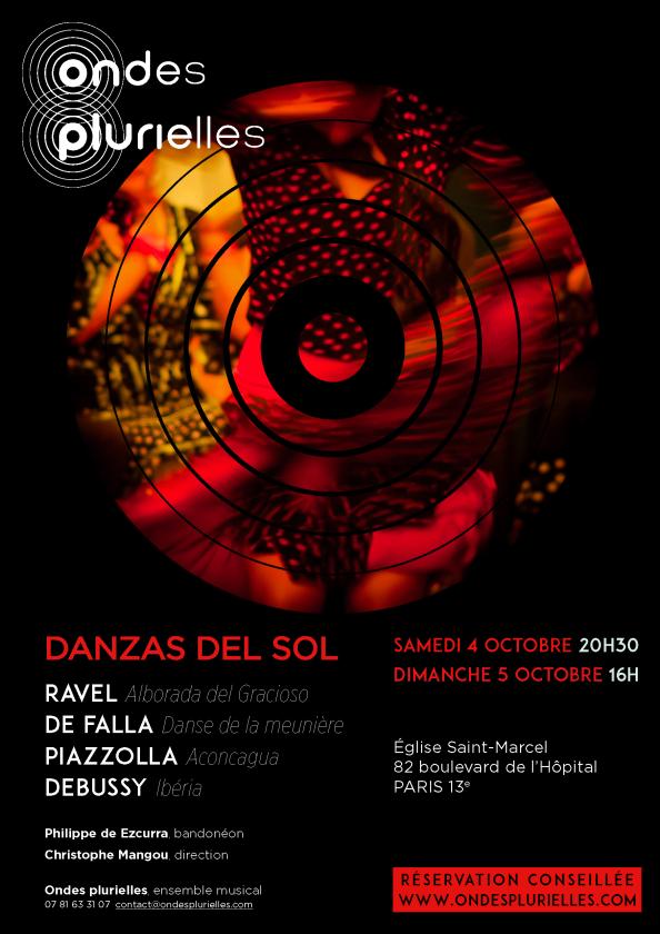 sortie à PARIS, Paris. ONDES PLURIELLES / DANZAS DEL SOL Sortir à PARIS(Paris). PARIS.