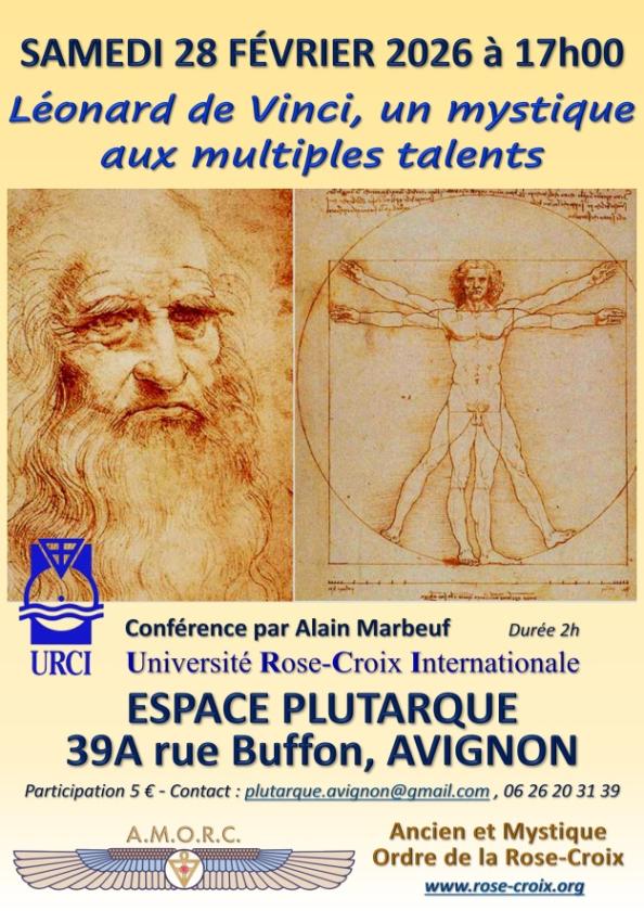 sortie à AVIGNON, Vaucluse. LÉONARD DE VINCI UN MYSTIQUE AUX MULTIPLES TALENTS Sortir à AVIGNON(Vaucluse). AVIGNON.