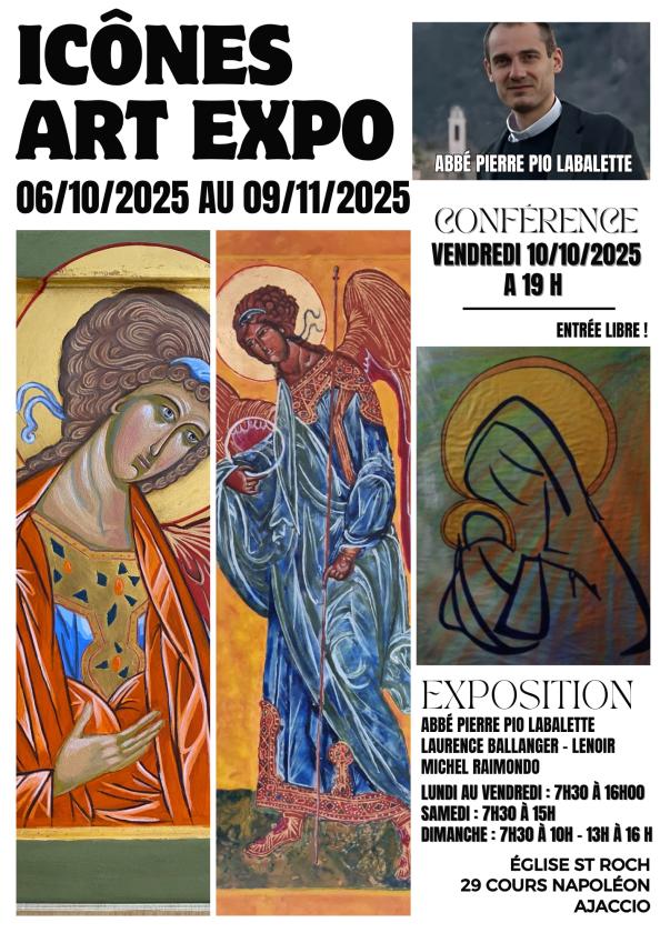 sortie à AJACCIO, Corse. ICÔNES ART EXPO Sortir à AJACCIO(Corse). AJACCIO.