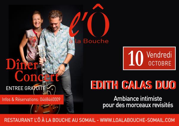 sortie à GINESTAS, Aude. DÎNER-CONCERT JAZZY AVEC EDITH CALAS DUO Sortir à GINESTAS(Aude). GINESTAS.