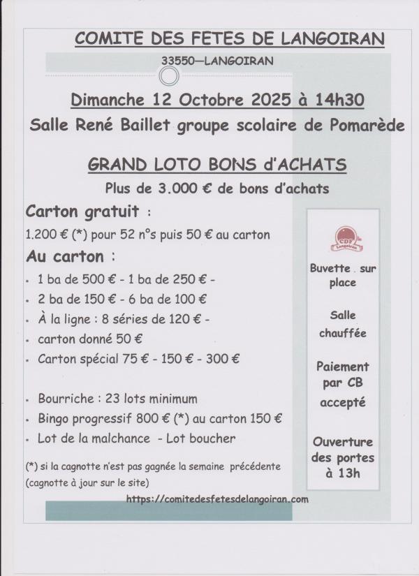 Sortir à LANGOIRAN(Gironde). LANGOIRAN.