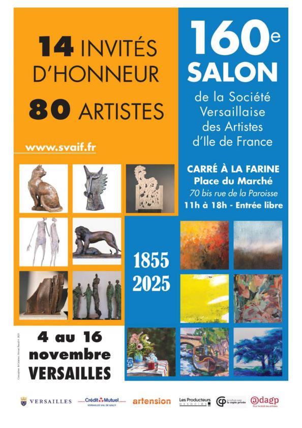 sortie à VERSAILLES, Yvelines. 160E SALON DES ARTISTES DE L'IDF Sortir à VERSAILLES(Yvelines). VERSAILLES.