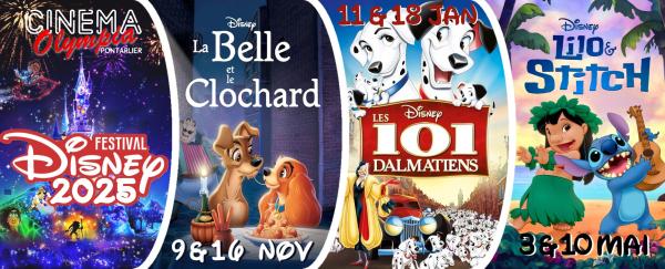 sortie à PONTARLIER, Doubs. LA BELLE ET LE CLOCHARD - FESTIVAL DISNEY Sortir à PONTARLIER(Doubs). PONTARLIER.