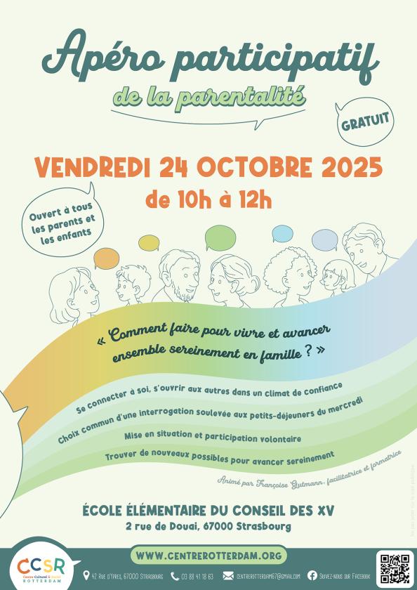 sortie à STRASBOURG, Bas Rhin. APÉRO PARTICIPATIF DE LA PARENTALITÉ Sortir à STRASBOURG(Bas Rhin). STRASBOURG.