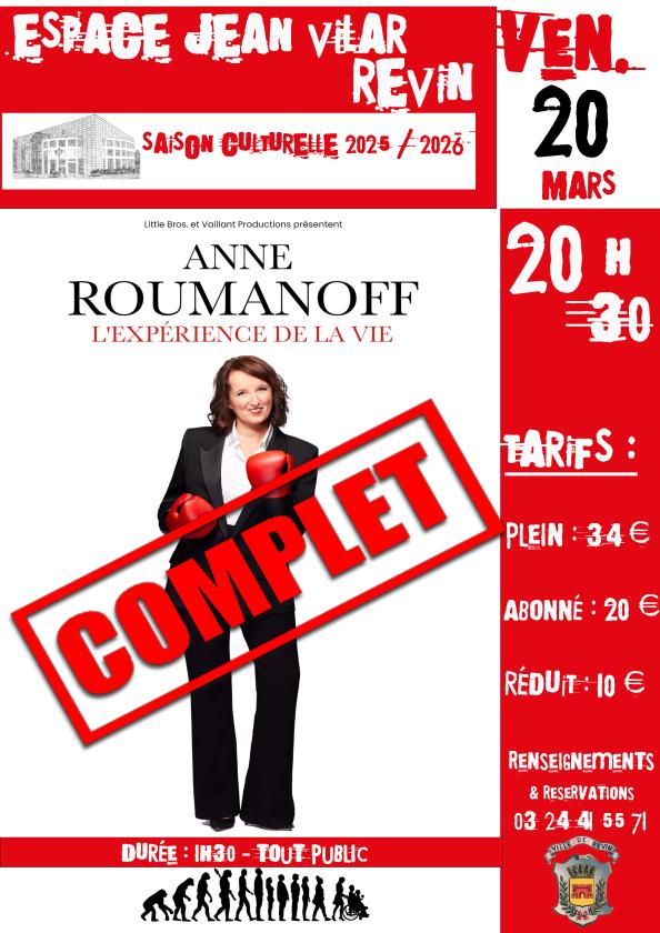sortie à REVIN, Ardennes. ANNE ROUMANOFF « L’EXPÉRIENCE DE LA VIE » Sortir à REVIN(Ardennes). REVIN.