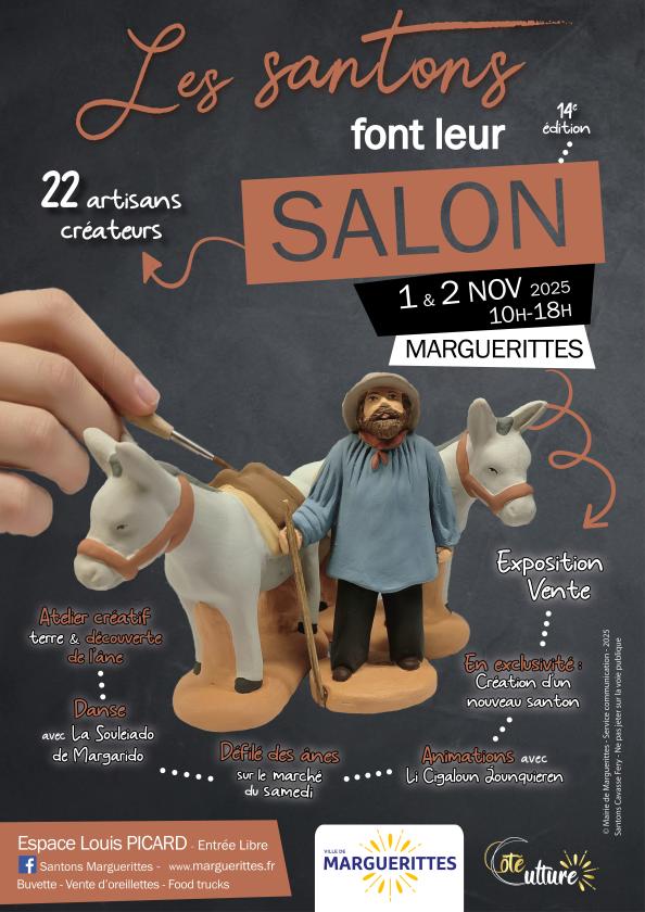 sortie à MARGUERITTES, Gard. SALON DES SANTONNIERS Sortir à MARGUERITTES(Gard). MARGUERITTES.