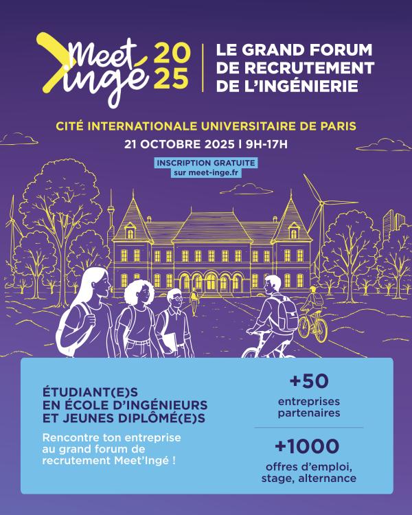 sortie à PARIS, Paris. FORUM MEET'INGÉ 2025 Sortir à PARIS(Paris). PARIS.