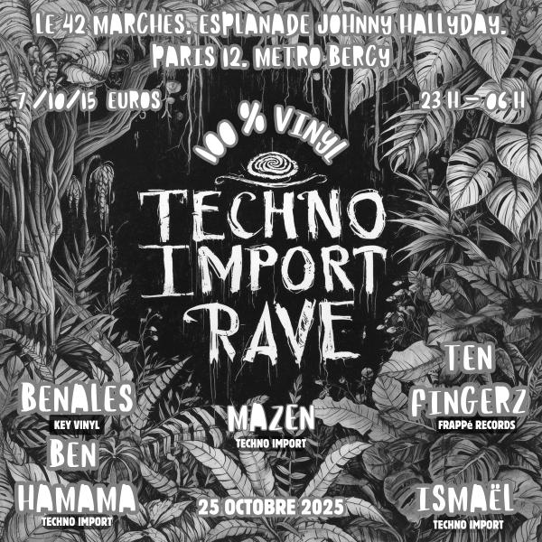 sortie à PARIS 12, Paris. TECHNO IMPORT RAVE 100 % VINYL Sortir à PARIS 12(Paris). PARIS 12.