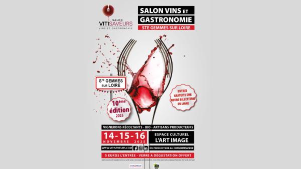 sortie à STE GEMMES SUR LOIRE, Maine et Loire. SALON VITISAVEURS - VINS ET GASTRONOMIE Sortir à STE GEMMES SUR LOIRE(Maine et Loire). STE GEMMES SUR LOIRE.