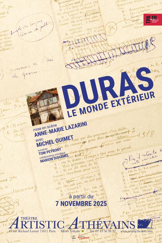 sortie à PARIS, Paris. LE MONDE EXTÉRIEUR DE MARGUERITE DURAS Sortir à PARIS(Paris). PARIS.