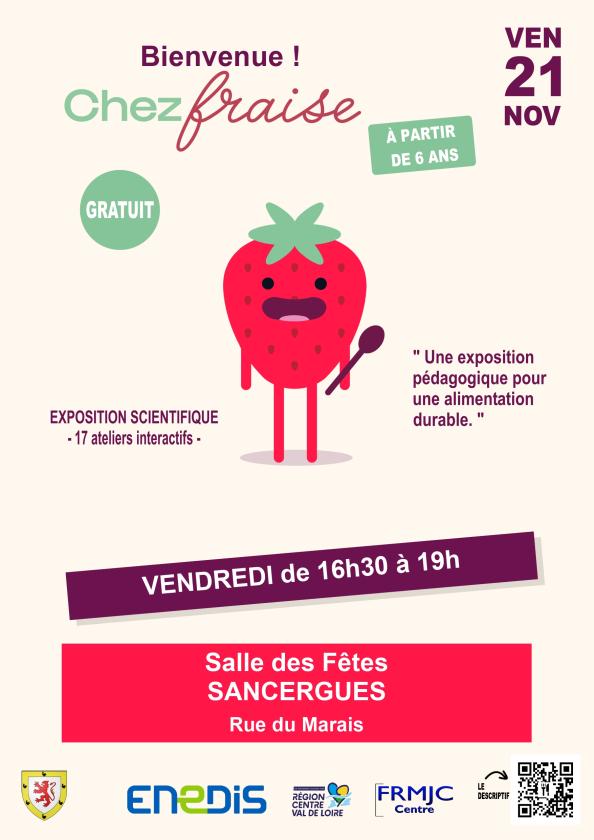 sortie à SANCERGUES, Cher. CHEZ FRAISE - ALIMENTATION & DÉVELOPPEMENT DURABLE Sortir à SANCERGUES(Cher). SANCERGUES.