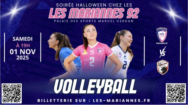 sortie à LEVALLOIS PERRET, Hauts de Seine. VOLLEY X HALLOWEEN AVEC LES MARIANNES 92 Sortir à LEVALLOIS PERRET(Hauts de Seine). LEVALLOIS PERRET.