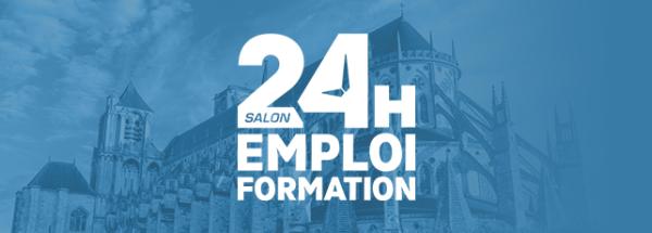 sortie à BOURGES, Cher. 24 HEURES POUR L'EMPLOI ET LA FORMATION Sortir à BOURGES(Cher). BOURGES.