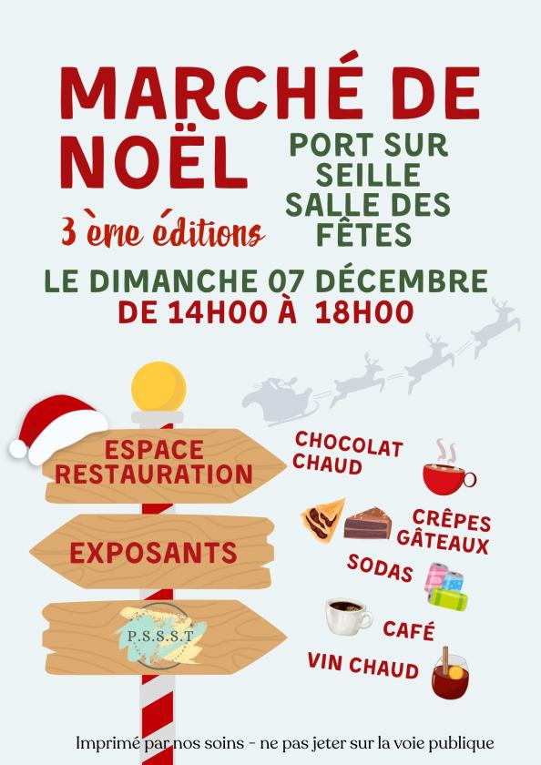 sortie à PORT SUR SEILLE, Meurthe et Moselle. MARCHÉ DE NOËL  Sortir à PORT SUR SEILLE(Meurthe et Moselle). PORT SUR SEILLE.