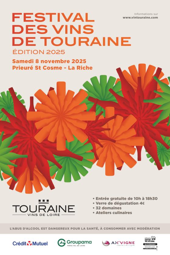 sortie à LA RICHE, Indre et Loire. FESTIVAL DES VINS DE TOURAINE 2025 Sortir à LA RICHE(Indre et Loire). LA RICHE.