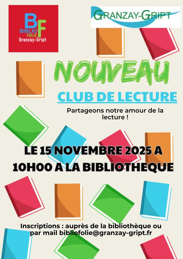 sortie à GRANZAY GRIPT, Deux Sèvres. CLUB DE LECTURE Sortir à GRANZAY GRIPT(Deux Sèvres). GRANZAY GRIPT.