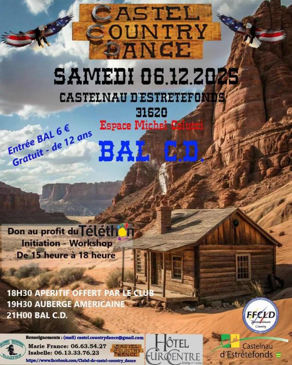 sortie à CASTELNAU D ESTRETEFONDS, Haute Garonne. APRES MIDI ET SOIREE DANSE COUNTRY  Sortir à CASTELNAU D ESTRETEFONDS(Haute Garonne). CASTELNAU D ESTRETEFONDS.