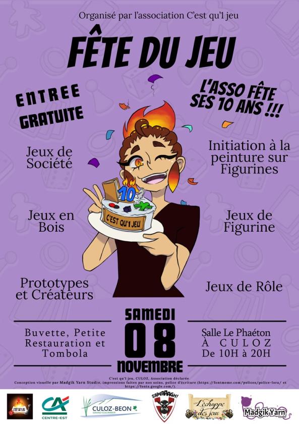 sortie à CULOZ, Ain. FÊTE DU JEU Sortir à CULOZ(Ain). CULOZ.