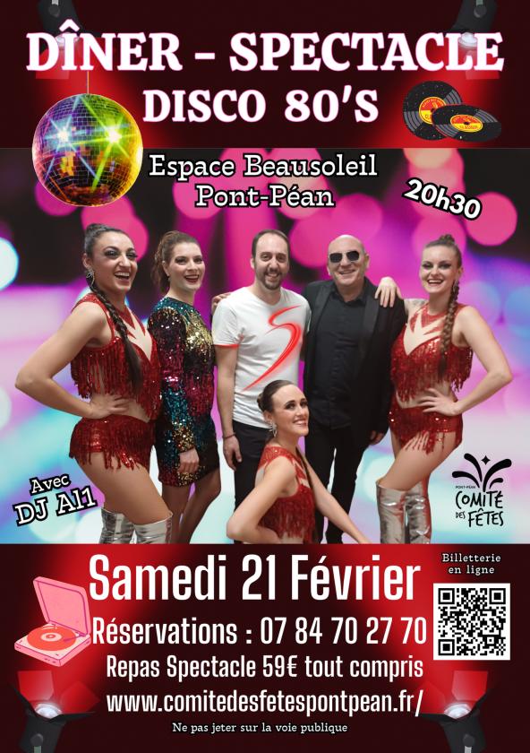 sortie à PONT PEAN, Ille et Vilaine. DINER SPCTACLE DISCO 80'S Sortir à PONT PEAN(Ille et Vilaine). PONT PEAN.
