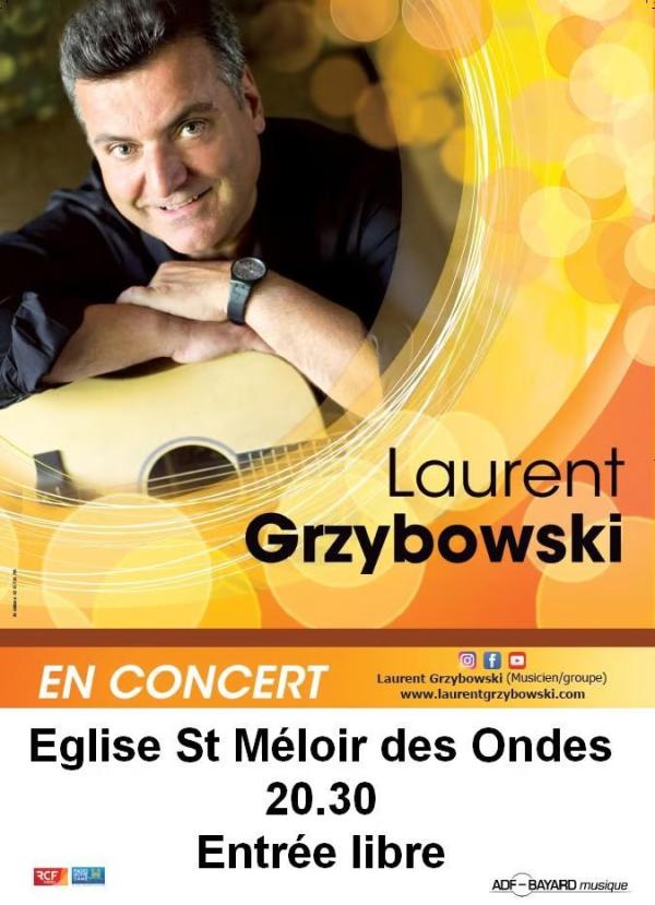 sortie à ST MELOIR DES ONDES, Ille et Vilaine. CONCERT LAURENT GRZYBOWSKI Sortir à ST MELOIR DES ONDES(Ille et Vilaine). ST MELOIR DES ONDES.