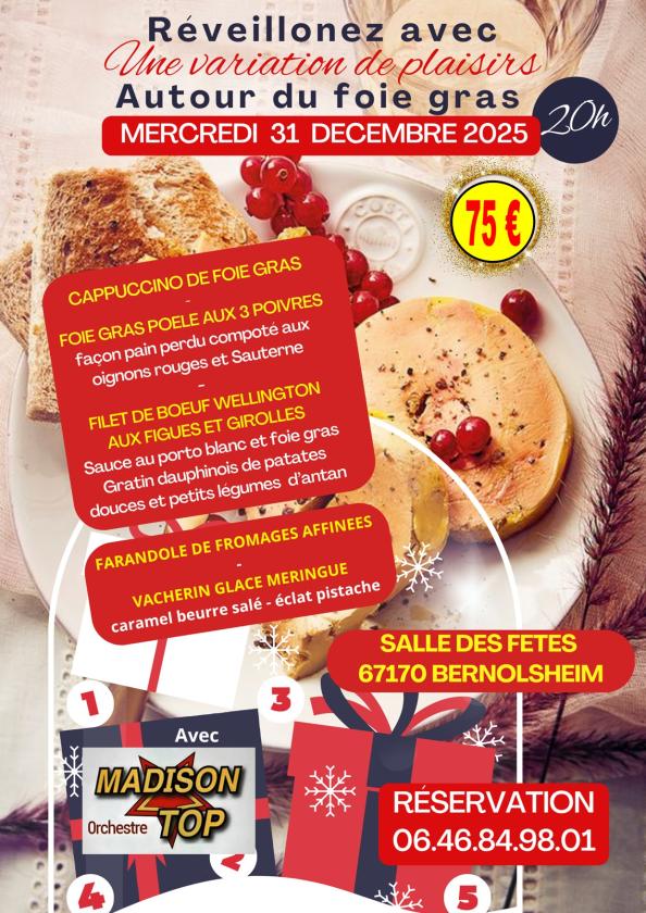 sortie à BERNOLSHEIM, Bas Rhin. REVEILLON  31 DECEMBRE Sortir à BERNOLSHEIM(Bas Rhin). BERNOLSHEIM.