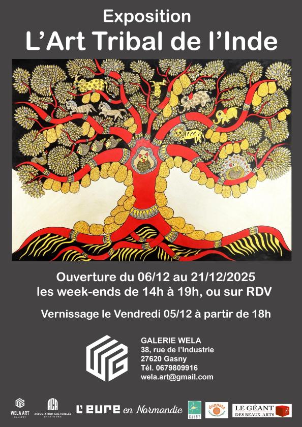 sortie à GASNY, Eure. ART TRIBAL DE L’INDE Sortir à GASNY(Eure). GASNY.