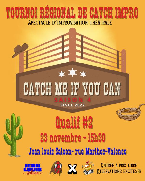 sortie à VALENCE, Drôme. TOURNOI D'IMPROVISATION - CATCH ME IF YOU CAN ! Sortir à VALENCE(Drôme). VALENCE.