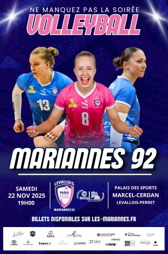 sortie à LEVALLOIS PERRET, Hauts de Seine. VOLLEYBALL - MARIANNES92 VS FRANCE AVENIR Sortir à LEVALLOIS PERRET(Hauts de Seine). LEVALLOIS PERRET.
