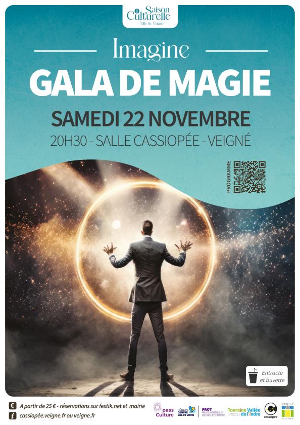 sortie à VEIGNE, Indre et Loire. GALA DE MAGIE Sortir à VEIGNE(Indre et Loire). VEIGNE.