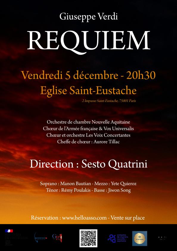 sortie à PARIS, Paris. REQUIEM DE VERDI Sortir à PARIS(Paris). PARIS.