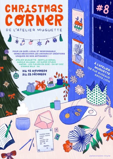 sortie à LYON, Rhône. CHRISTMAS CORNER #8 Sortir à LYON(Rhône). LYON.