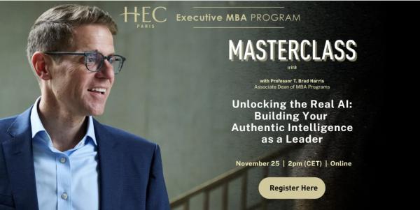 sortie à JOUY EN JOSAS, Yvelines. MASTERCLASS HEC PARIS : DÉVOILER LA VÉRITABLE IA Sortir à JOUY EN JOSAS(Yvelines). JOUY EN JOSAS.